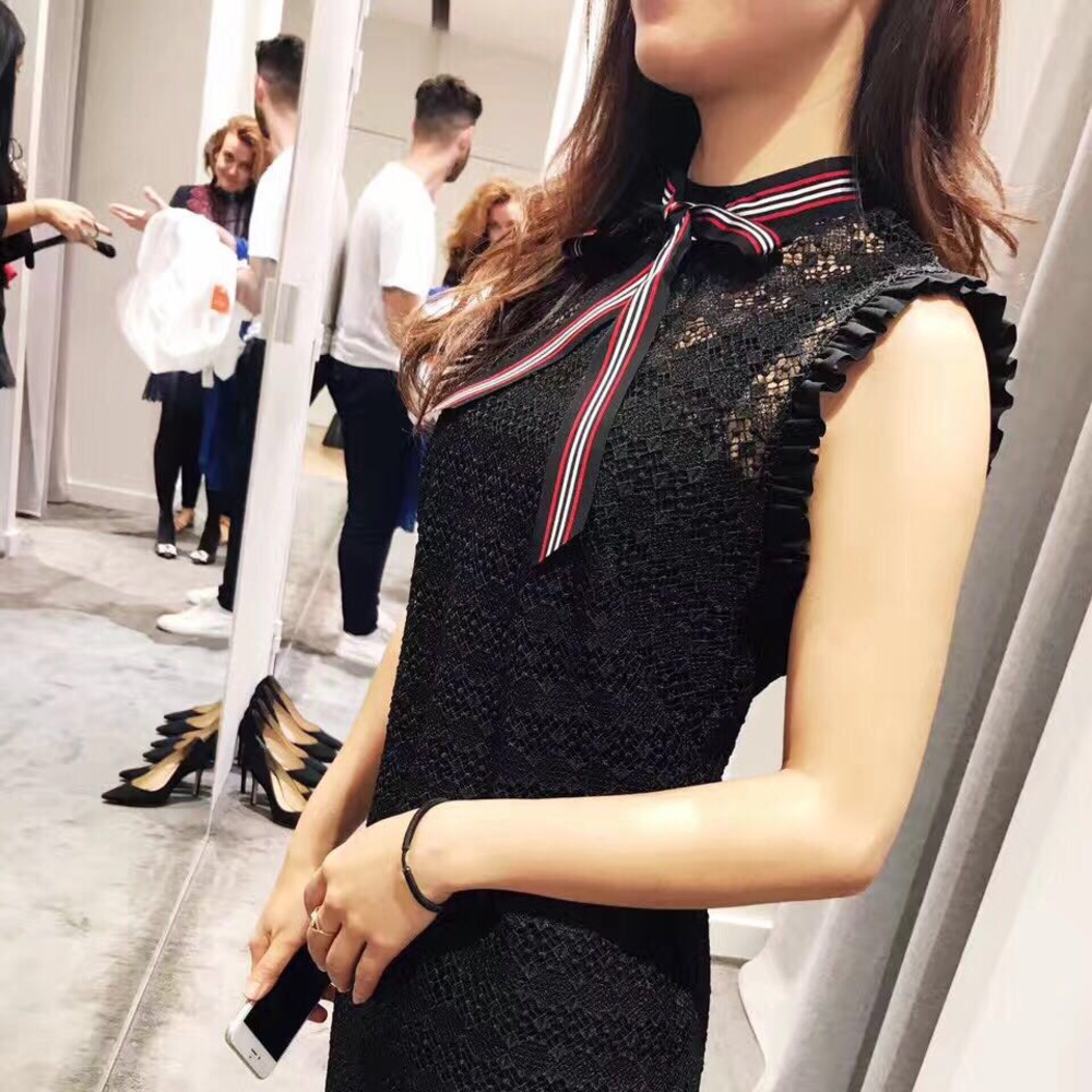 Sandro black dress